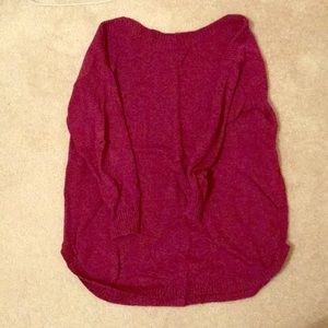 Wine colored sweater